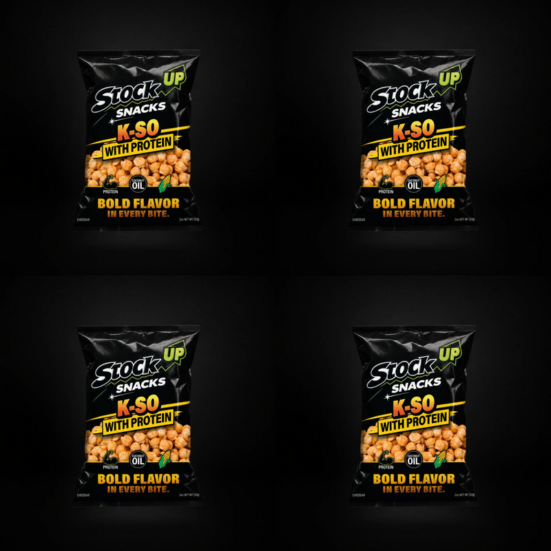K-So Cheddar Popcorn 4-Pack