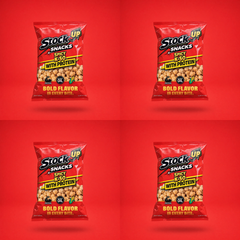 Spicy K-So Cheddar Popcorn 4-Pack