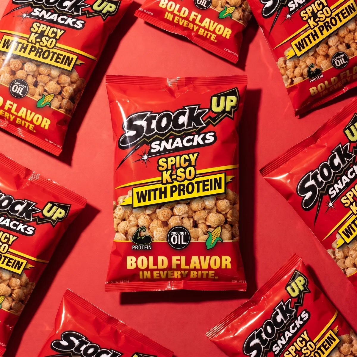 Spicy K-So Cheddar Popcorn 8-Pack